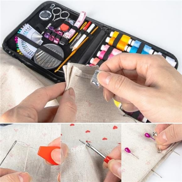 Sewing Kit for Adults and Kids 24 Color Threads Beginners Sewing Supplies - Picture 1 of 6